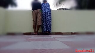 Desi indian couple Blue Nighty Wife Sex In hall