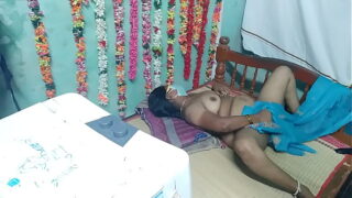 Indian amateur hubby and housewife having sex in bedroom pron video