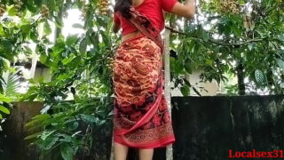 Local Indian Desi House Wife Sex With Husband Friend In Forest Video